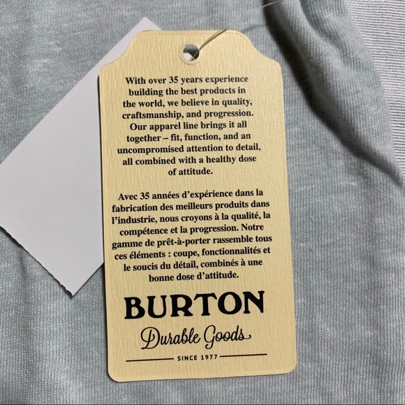 Burton Women's Morton 3/4 Raglan Sleeve Tee NWT - Picture 11 of 11